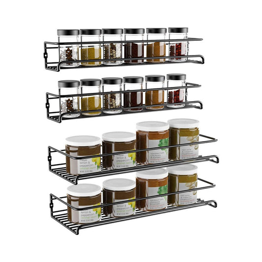 STORFEX 4 Pack Spice Rack Organizer for Cabinet or Wall Mount - The Grand Bazaar of Australia