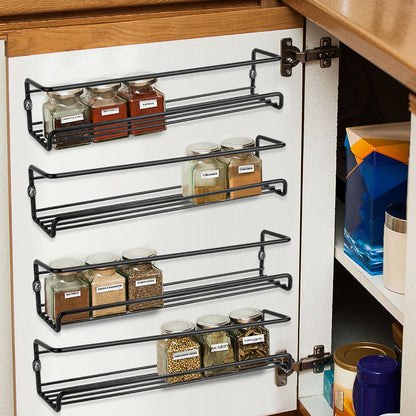STORFEX 4 Pack Spice Rack Organizer for Cabinet or Wall Mount - The Grand Bazaar of Australia