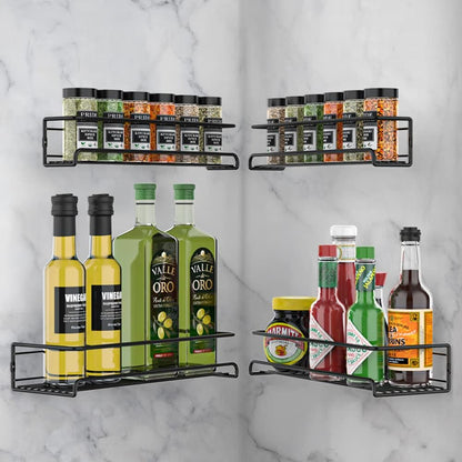 STORFEX 4 Pack Spice Rack Organizer for Cabinet or Wall Mount - The Grand Bazaar of Australia