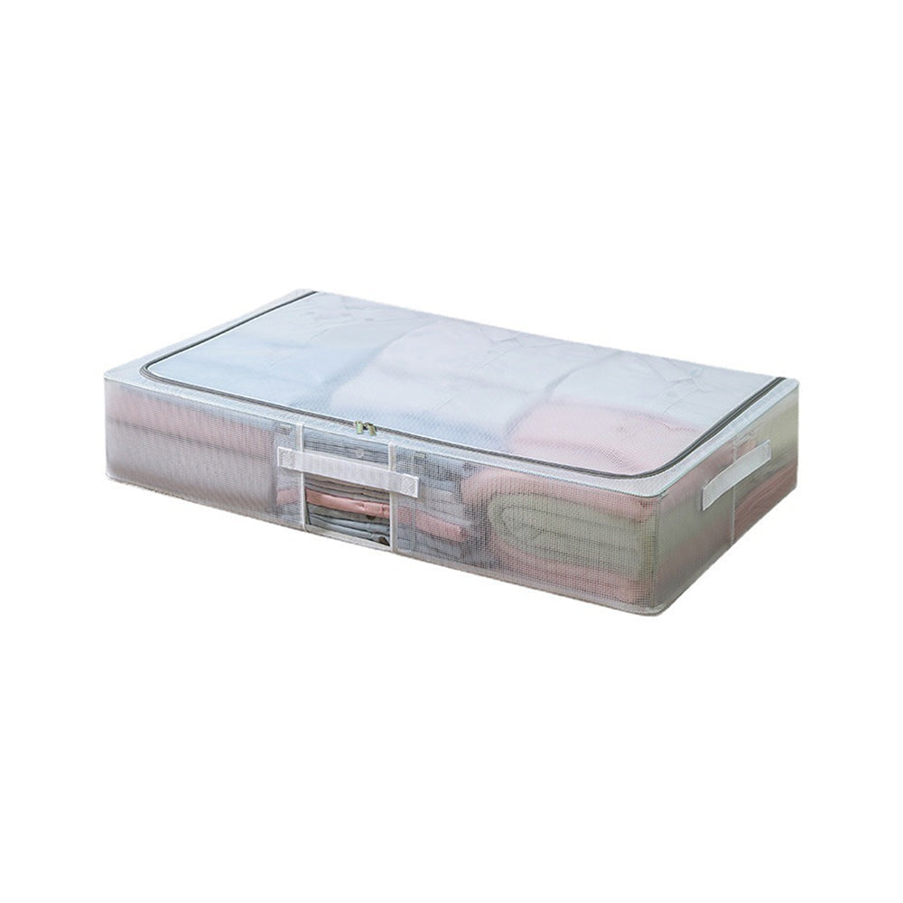 STORFEX Metal Frame Under Bed Storage Containers Cloth Storage Bin_9