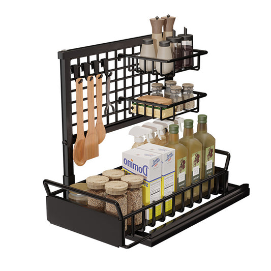 STORFEX 2-Tier Pull Out Cabinet Organizer Under Sink Rack - The Grand Bazaar of Australia