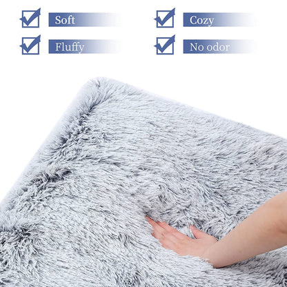 PETSWOL Plush and Cozy Pet Mat for Ultimate Comfort and Warmth-Light Grey - The Grand Bazaar of Australia