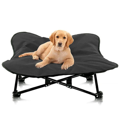 PETSWOL Portable Elevated Dog Bed-Foldable Design,Durable Material,Travel-Friendly_0