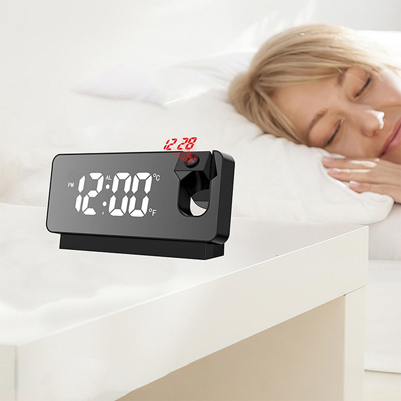 Wall Projection Digital Display Alarm Clock with Thermometer Function_11