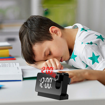 Wall Projection Digital Display Alarm Clock with Thermometer Function_12