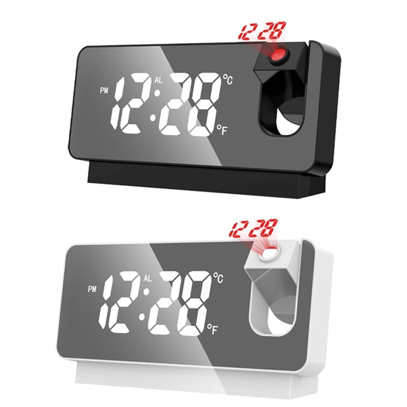 Wall Projection Digital Display Alarm Clock with Thermometer Function_2