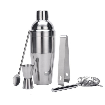 5 Pcs Stainless Steel Cocktail Maker Set Premium Bartending Tool Kit - The Grand Bazaar of Australia