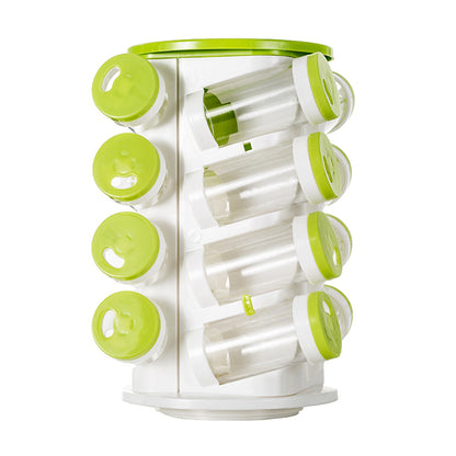 Revolving Spice Rack Tower Transparent Rotating Seasoning Storage Organizer - The Grand Bazaar of Australia
