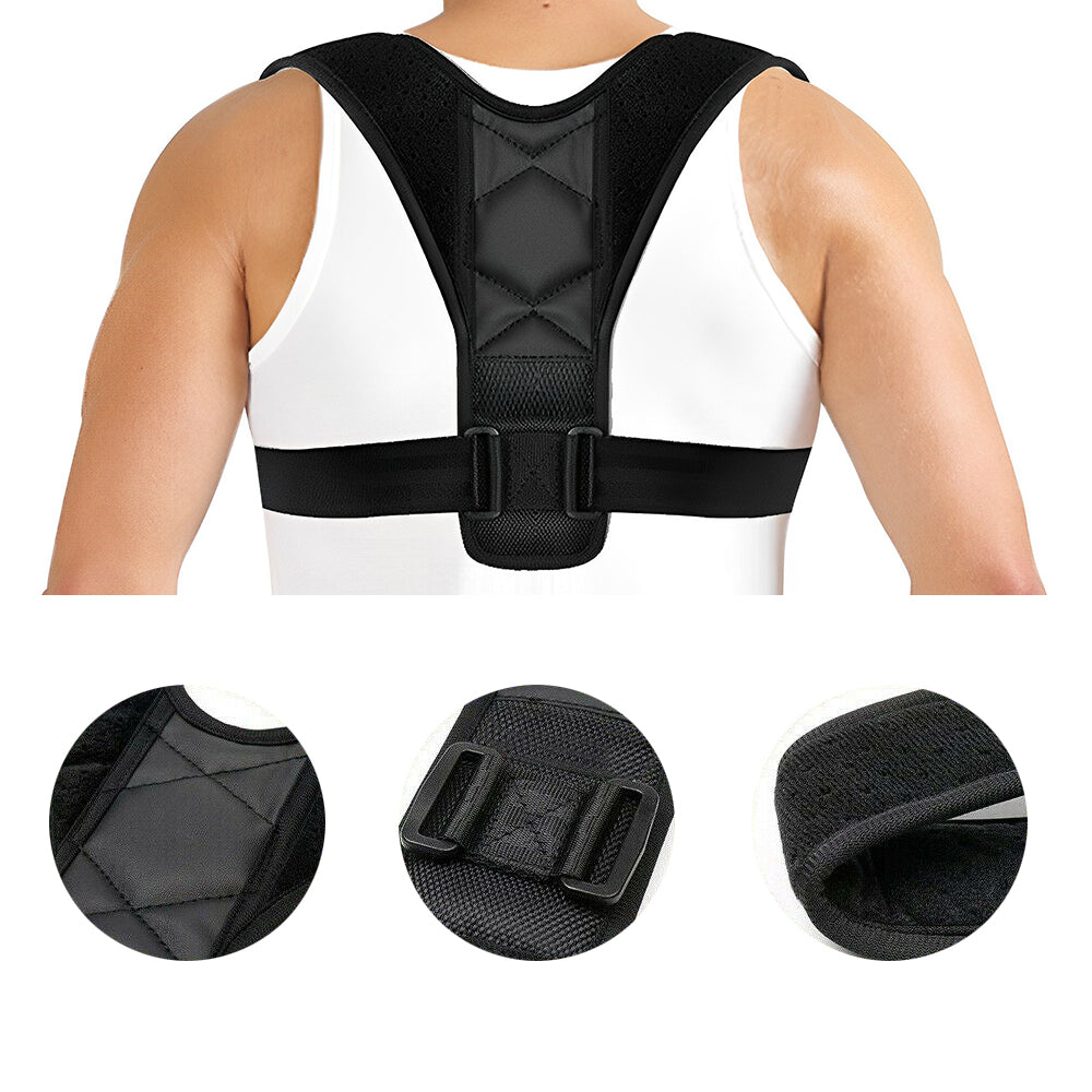 Posture Clavicle Support Corrector Back Straight Shoulders Brace Strap_7