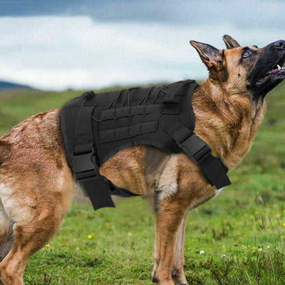 No Pull Adjustable Reflective Tactical Harness for Military Service Dogs - The Grand Bazaar of Australia