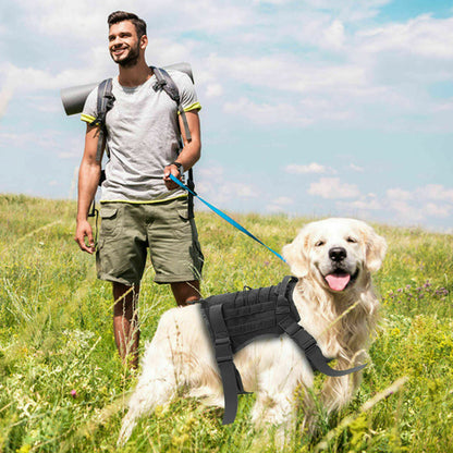 No Pull Adjustable Reflective Tactical Harness for Military Service Dogs - The Grand Bazaar of Australia