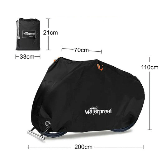 Heavy Duty Waterproof Outdoor Bicycle Cover with Anti-Theft Lock Holes - The Grand Bazaar of Australia