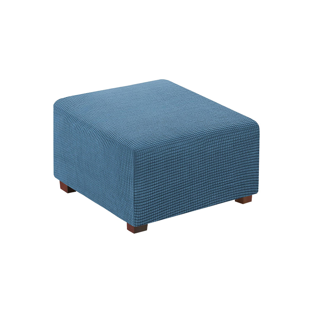 COMFEYA Square Ottoman Cover Premium Furniture Protector with Elastic Bottom_20