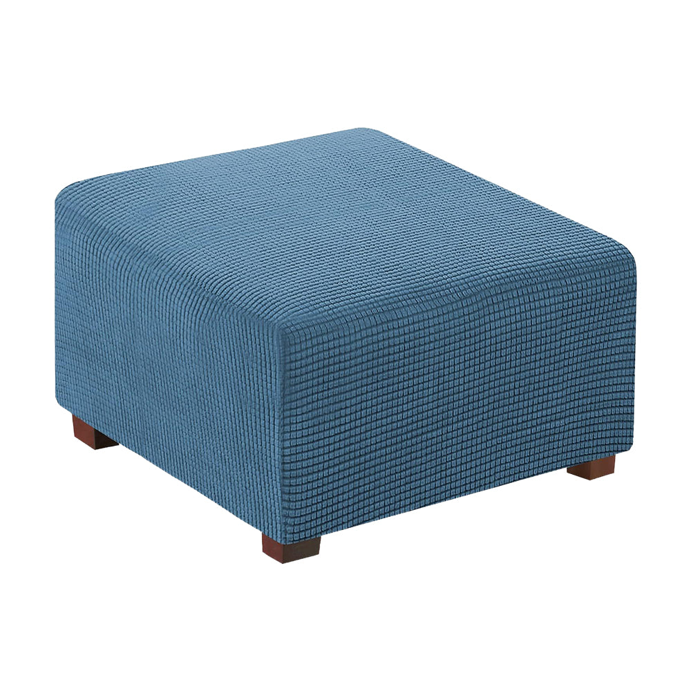 COMFEYA Square Ottoman Cover Premium Furniture Protector with Elastic Bottom_23