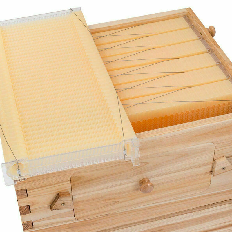 7 Pcs Unassembled Sheets Beehive Wooden Frames Beekeeping Supplies - The Grand Bazaar of Australia