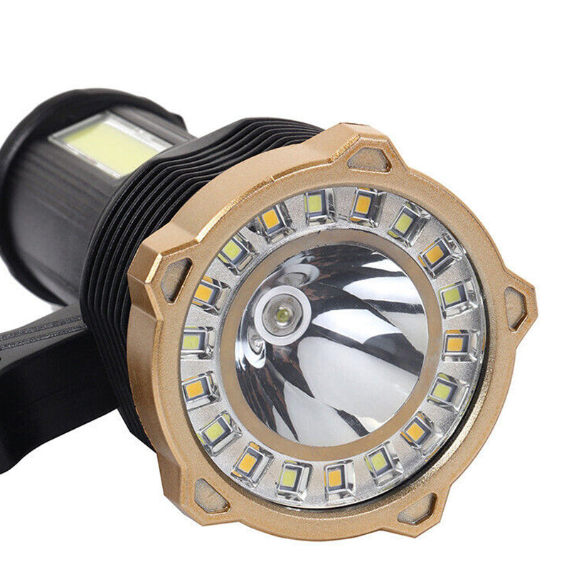 1200mAh Super Bright Searchlight LED Handheld Torch Spotlight- USB Charging - The Grand Bazaar of Australia