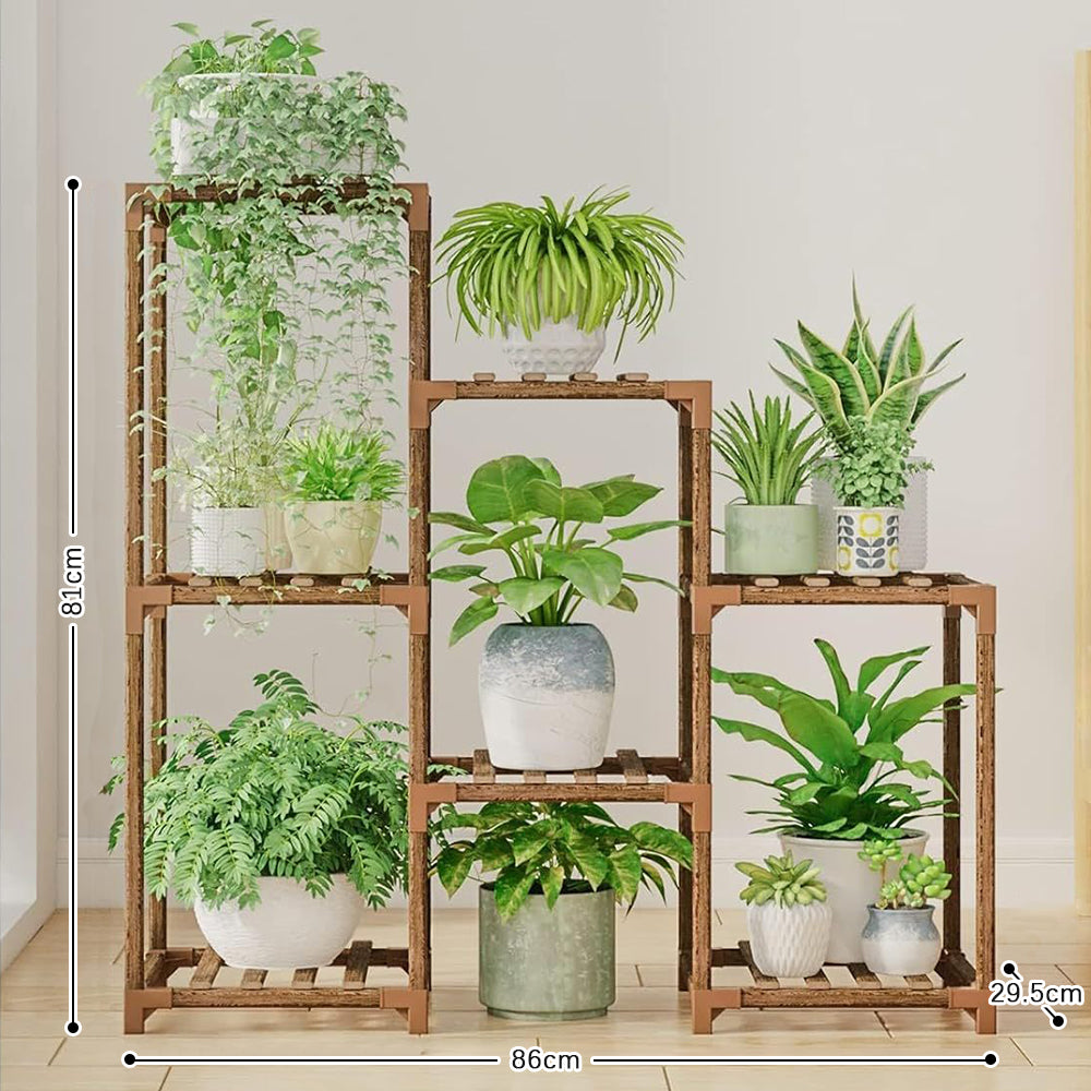 GREENHAVEN Multi-layer Wooden Plant Stand_5