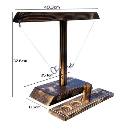 Hook and Ring Wooden Toss Quick Play Interactive Family Game_8