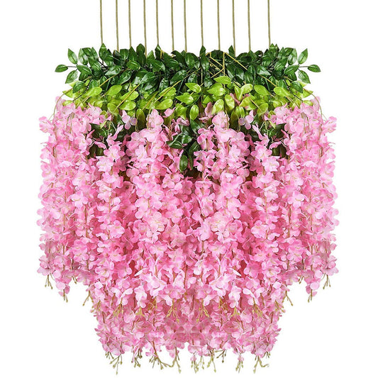 Artificial Hanging Silk Garland Vine Flowers Garden Decoration - The Grand Bazaar of Australia