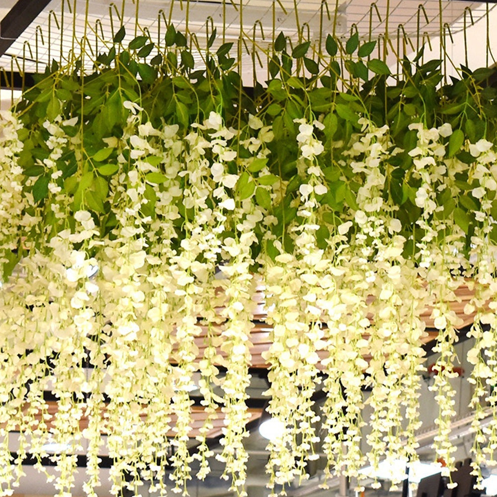Artificial Hanging Silk Garland Vine Flowers Garden Decoration - The Grand Bazaar of Australia