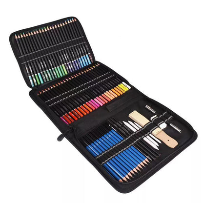 95pcs Professional Drawing Pencils and Sketching Art Tools_0