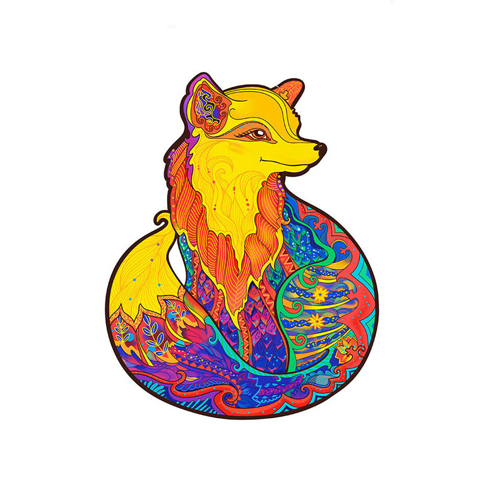 Colorful Mysterious Animal Wooden Toy Jigsaw Puzzle - The Grand Bazaar of Australia