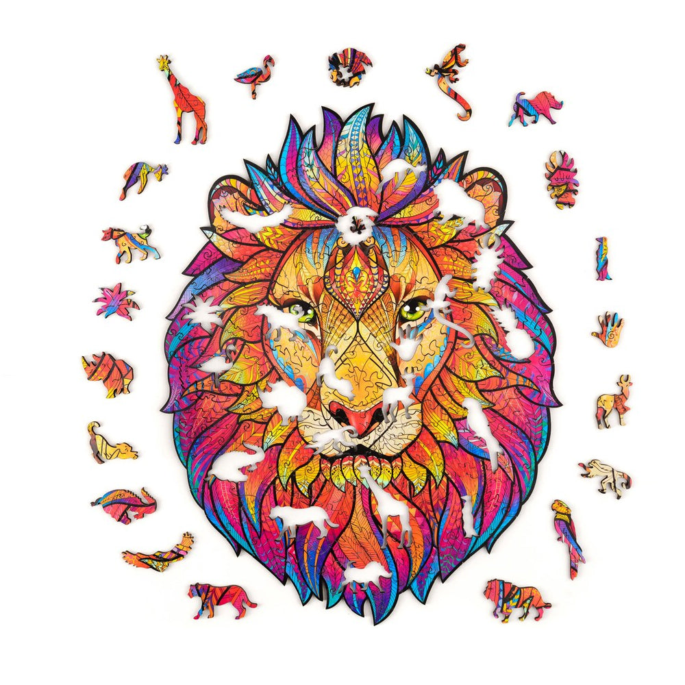 Colorful Mysterious Animal Wooden Toy Jigsaw Puzzle - The Grand Bazaar of Australia