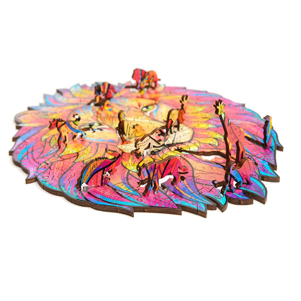 Colorful Mysterious Animal Wooden Toy Jigsaw Puzzle - The Grand Bazaar of Australia