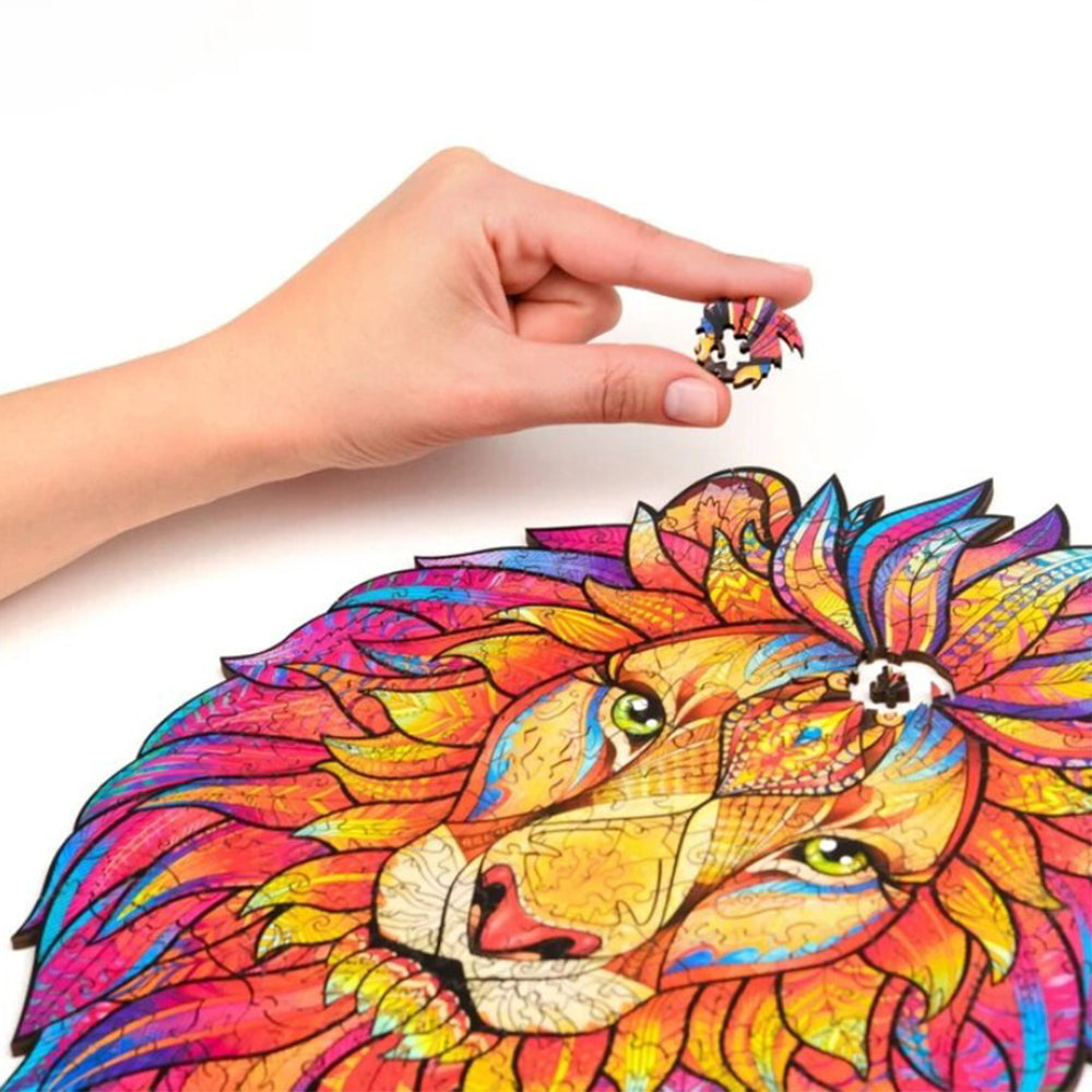 Colorful Mysterious Animal Wooden Toy Jigsaw Puzzle - The Grand Bazaar of Australia