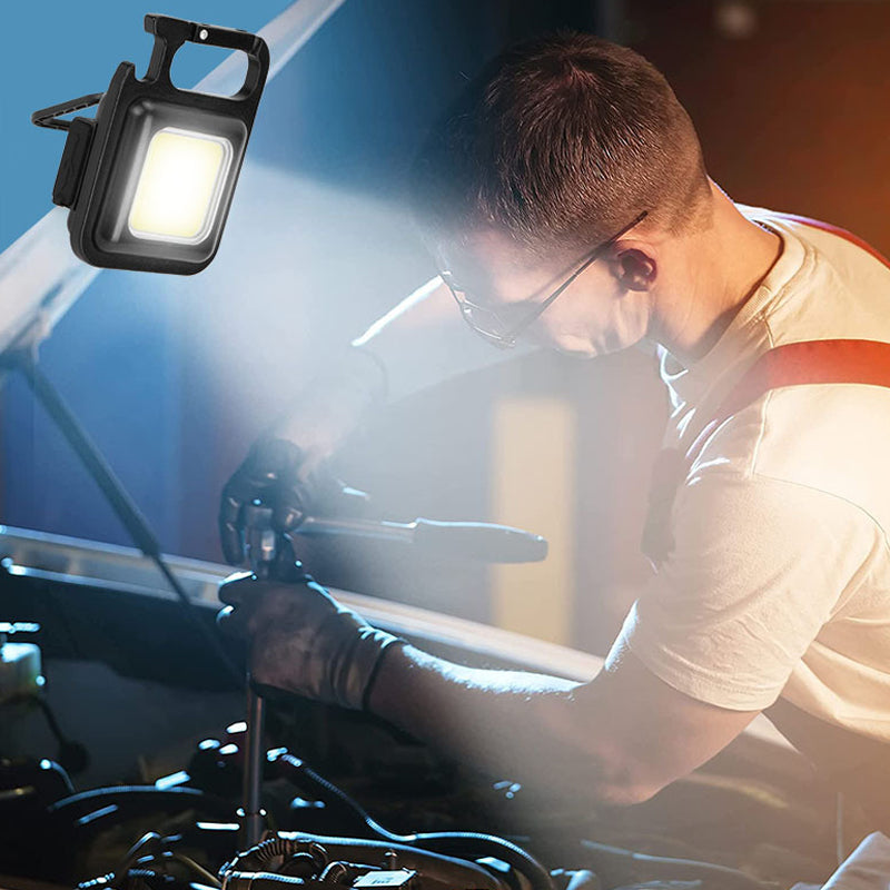 Mini Waterproof Pocket Torch LED Keychain Flashlight USB Charging - The Grand Bazaar of Australia