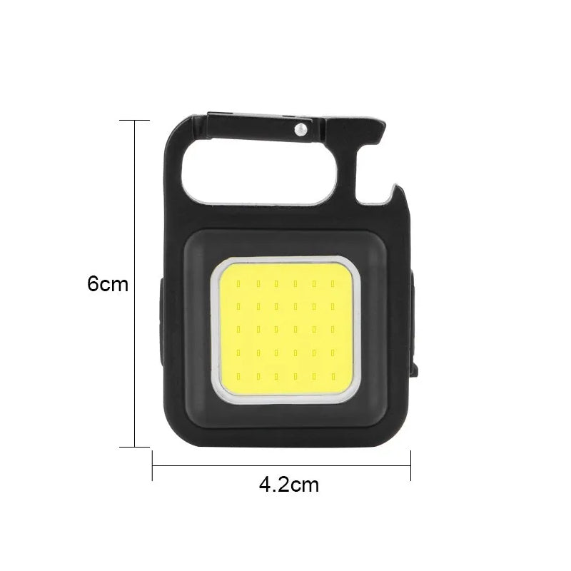 Mini Waterproof Pocket Torch LED Keychain Flashlight USB Charging - The Grand Bazaar of Australia