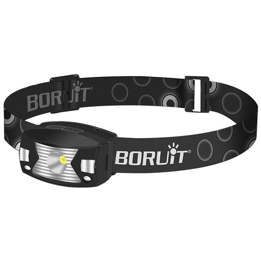 Powerful LED Headlamp Body Motion Sensor Headlight USB Charging - The Grand Bazaar of Australia