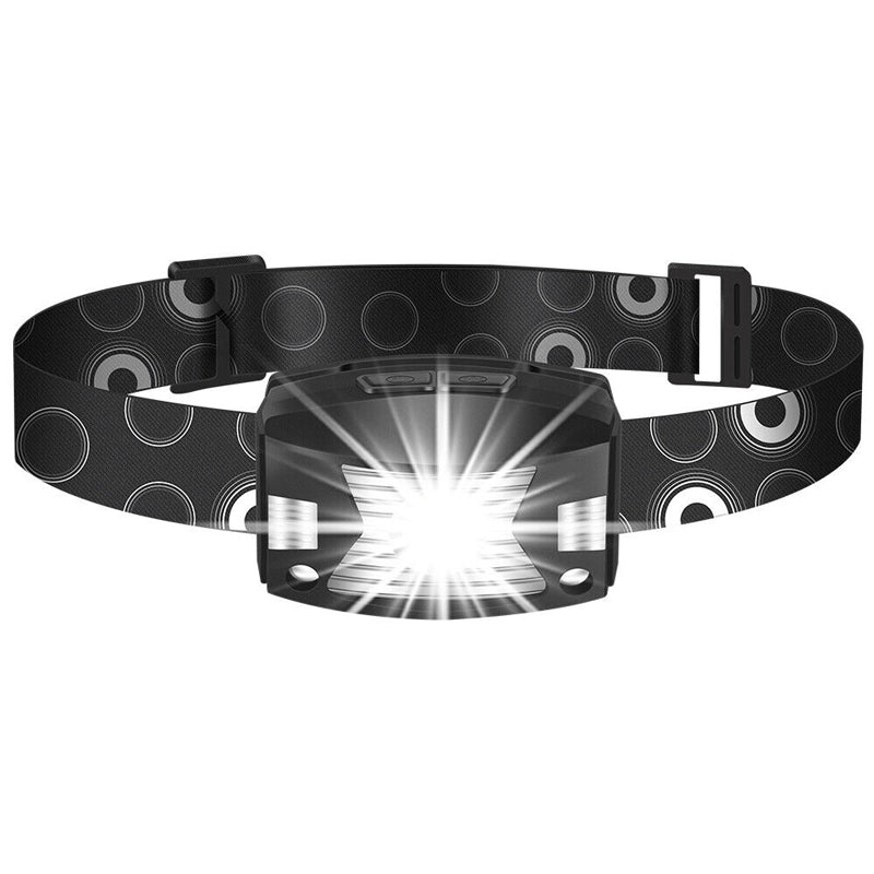 Powerful LED Headlamp Body Motion Sensor Headlight USB Charging - The Grand Bazaar of Australia