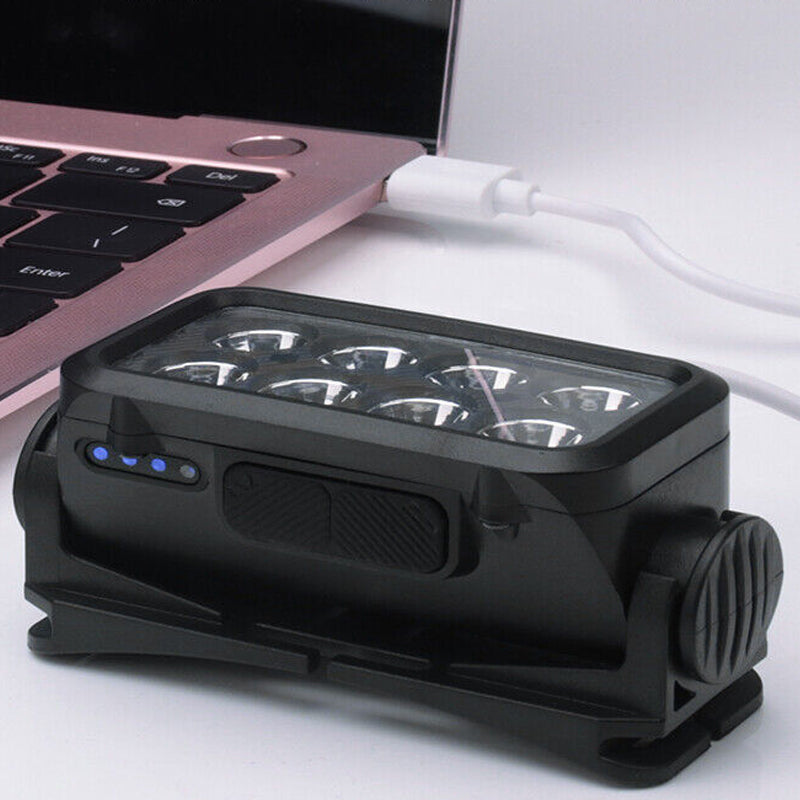 LED Motion Sensor Head Torch Waterproof Headlamp USB Rechargeable - The Grand Bazaar of Australia