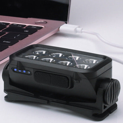 LED Motion Sensor Head Torch Waterproof Headlamp USB Rechargeable - The Grand Bazaar of Australia