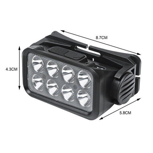 LED Motion Sensor Head Torch Waterproof Headlamp USB Rechargeable - The Grand Bazaar of Australia