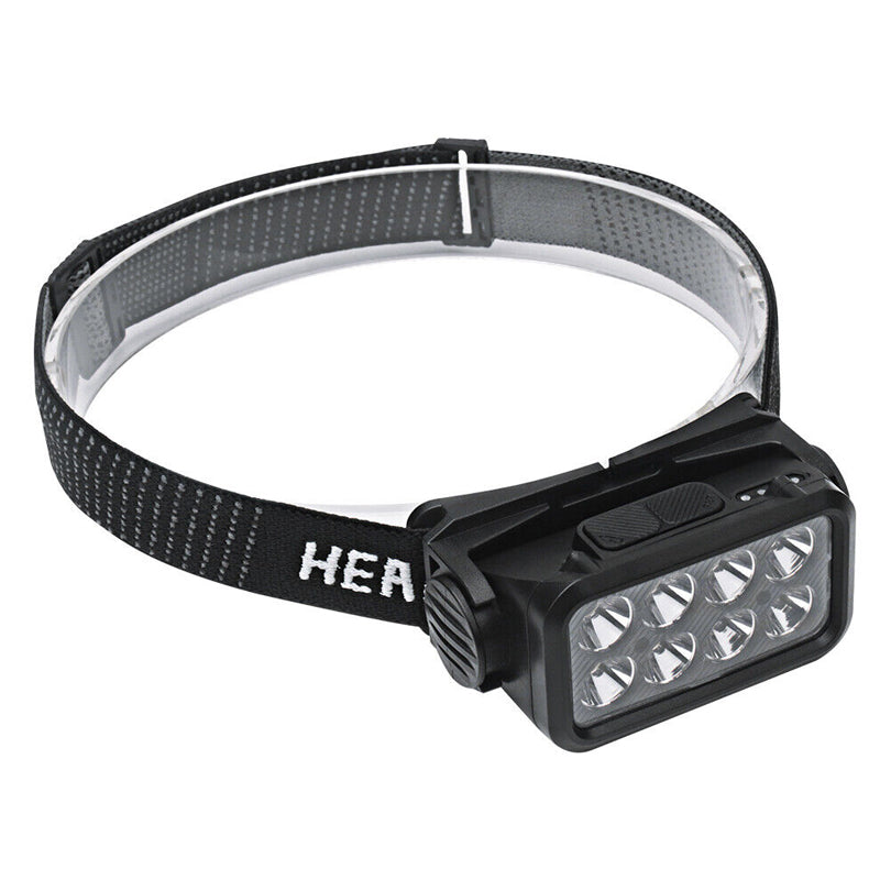 LED Motion Sensor Head Torch Waterproof Headlamp USB Rechargeable - The Grand Bazaar of Australia