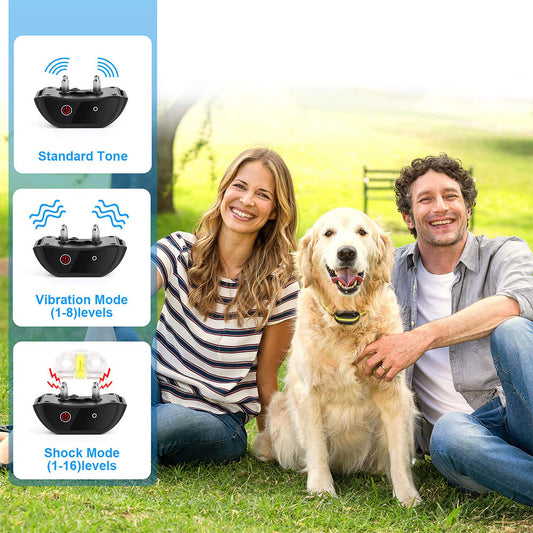 Dog Training Collar Compact Anti Barking Remote Control Stop Bark Waterproof - The Grand Bazaar of Australia