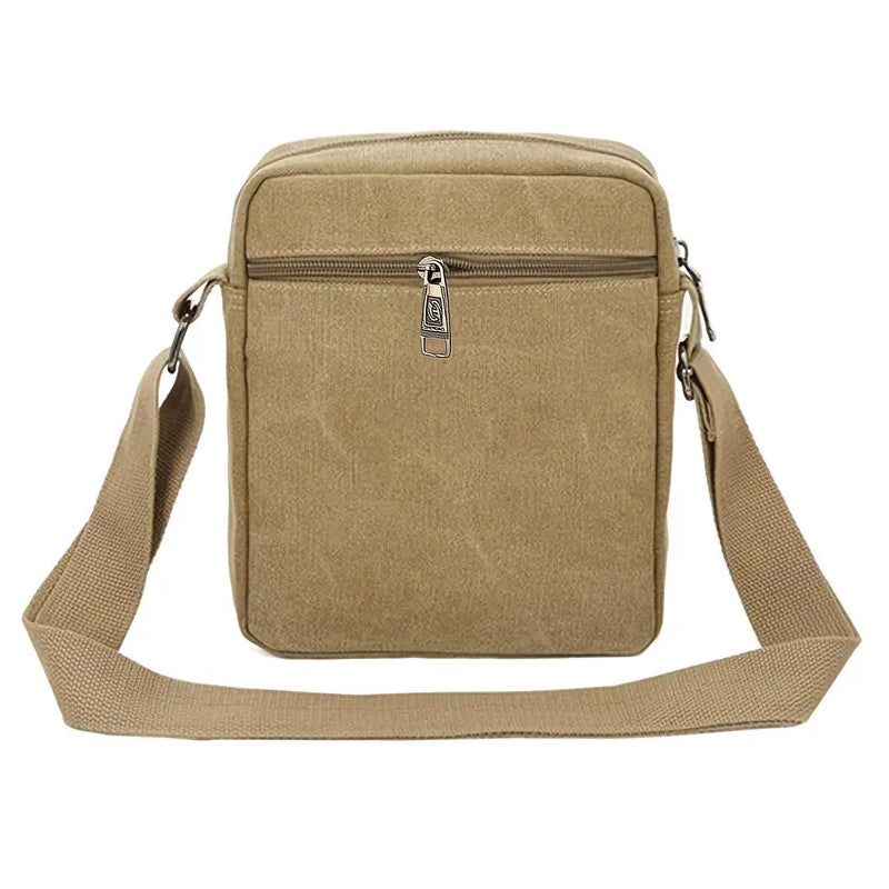 Retro Style Men's Canvas Messenger and Crossbody Satchel Bag_9