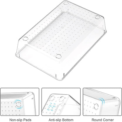 STORFEX Multifunctional Clear Plastic Drawer Organizers Set - The Grand Bazaar of Australia