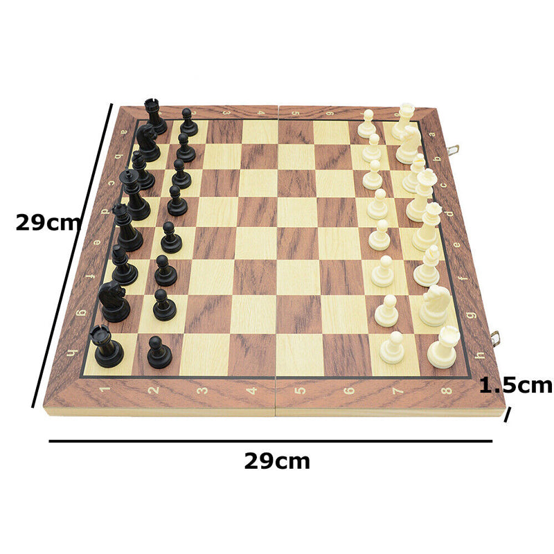 Folding Wooden Chess Gaming Set_10