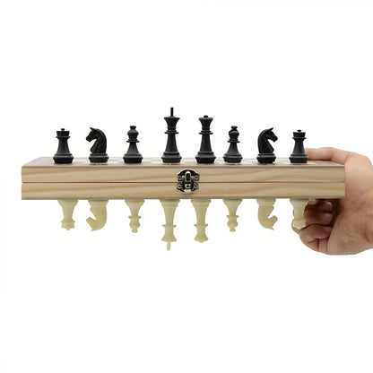 Folding Wooden Chess Gaming Set_2