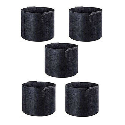 Non-Woven Fabric Reusable and Breathable Growing Planter Pots in 5, 10, and 20 Gallon - The Grand Bazaar of Australia