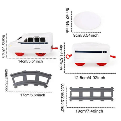 Electric Rotary Sushi Train Toy Track Role Playing Conveyor Set - Battery Operated_11