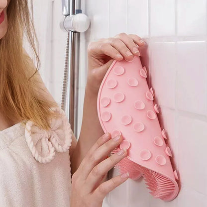 Bath Shower Exfoliating Silicone Massager Cleaning Mat_6