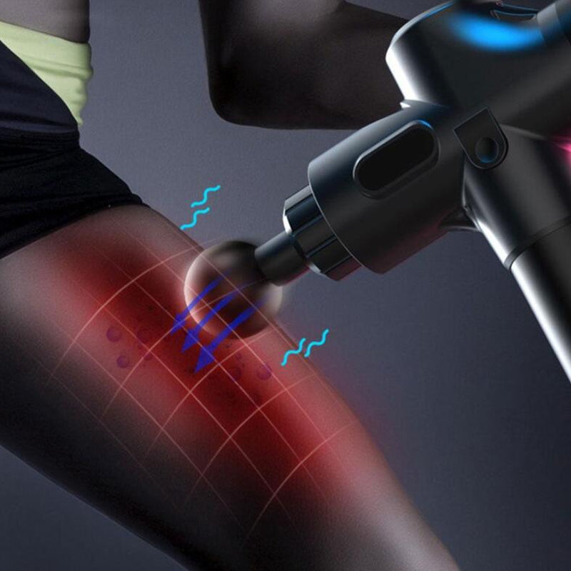LCD Display Deep Muscle Handheld Massage Gun in AU Plug - The Grand Bazaar of Australia