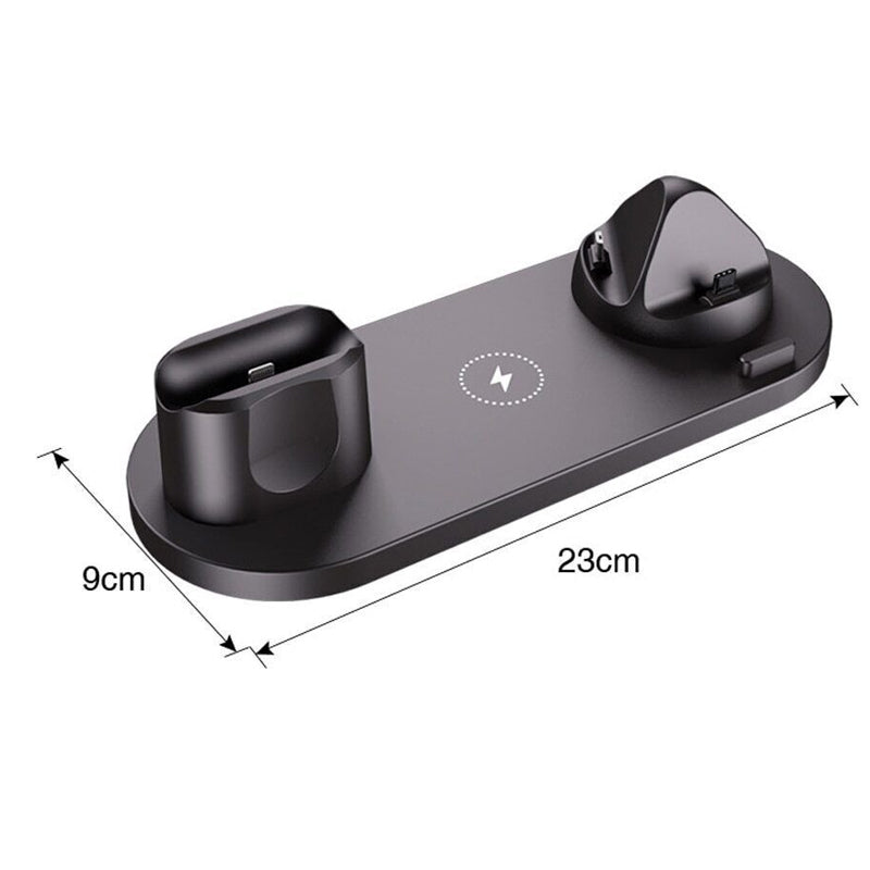 6-in-1 Wireless Charging Station Fast Charging Dock for Android and Apple Devices_14