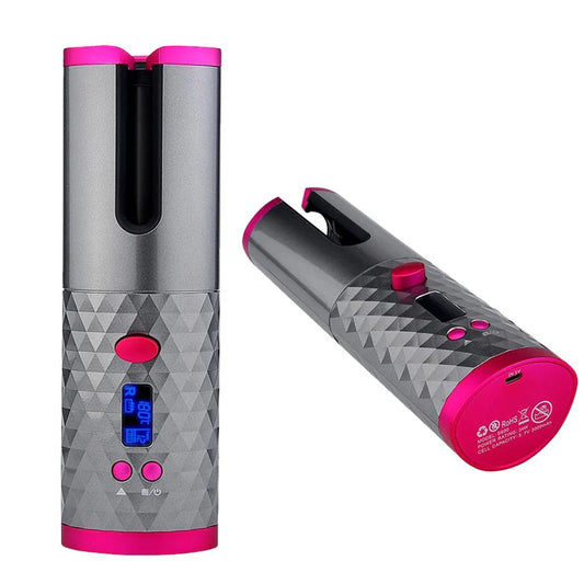 Portable Cordless Auto-Rotating Hair Curler - USB Rechargeable - The Grand Bazaar of Australia