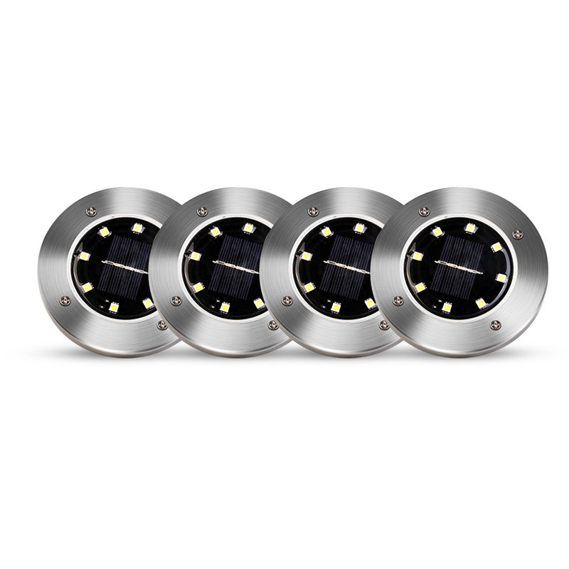 8-LEDS Waterproof Solar Ground Garden Lights - The Grand Bazaar of Australia