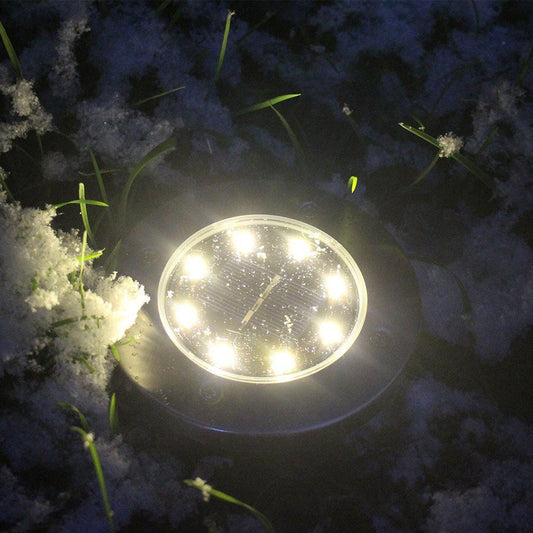 8-LEDS Waterproof Solar Ground Garden Lights - The Grand Bazaar of Australia